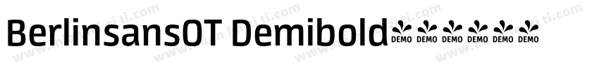 BerlinsansOT Demibold字体转换